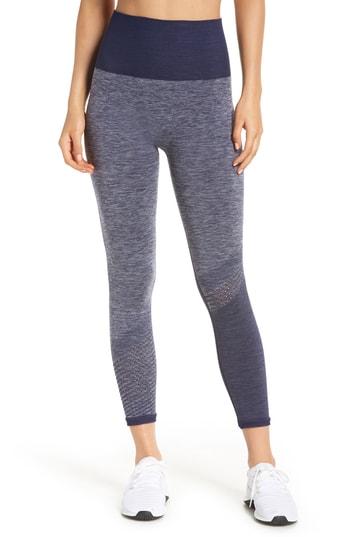 Women's Zella Victory High Waist Seamless Midi Leggings - Blue