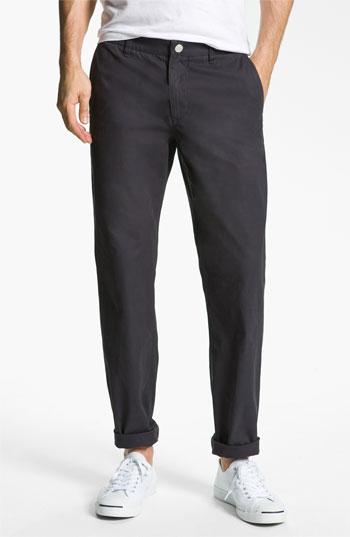 Bonobos Slim Straight Washed Cotton Chinos Chino Grigios