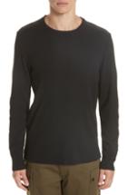 Men's Ovadia & Sons Magean Long Sleeve Thermal T-shirt, Size - Black