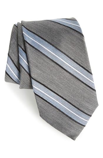Men's Nordstrom Men's Shop Peralba Stripe Silk Blend Tie