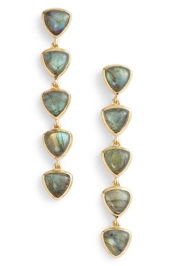 Women's Sole Society Stone Linear Drop Earrings