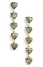 Women's Sole Society Stone Linear Drop Earrings