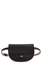 Michael Michael Kors Bombe Leather Belt Bag - Black