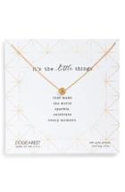 Women's Dogeared It's The Little Things Crystal Pendant Necklace
