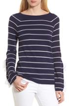 Women's Chelsea28 Ruffle Sleeve Sweater, Size - Blue