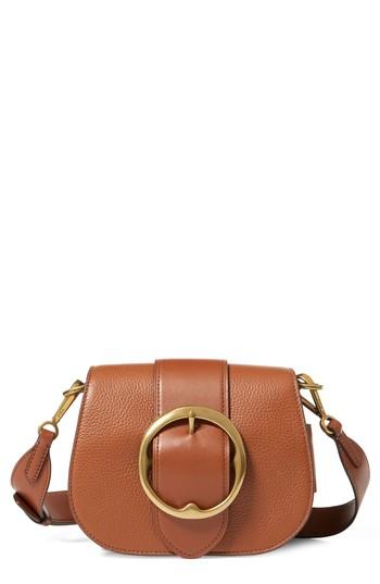 Polo Ralph Lauren Lennox Leather Saddle Bag -
