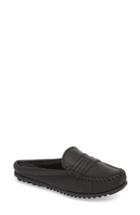 Women's Minnetonka Kate Moc Toe Loafer Mule M - Black