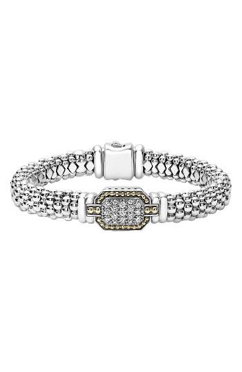 Women's Lagos Diamonds & Caviar Large Diamond Bracelet