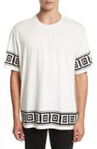 Men's Versace Collection Relaxed Fit Frame Print T-shirt - White
