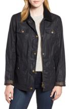 Women's Barbour Waxed Trucker Jacket Us / 8 Uk - Blue