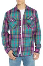 Men's Obey Nelson Plaid Flannel Shirt