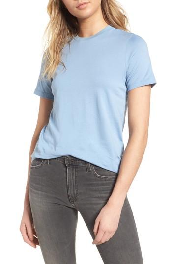 Women's Ag Destroyed Crewneck Tee - Orange