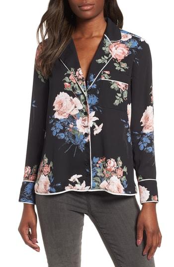 Women's Everleigh Pajama Top With Piping