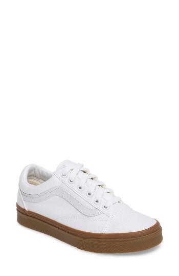 Women's Vans Old Skool Sneaker .5 M - White