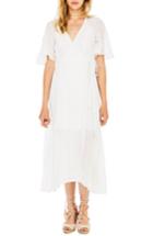 Women's Astr The Label Gretchen Eyelet Wrap Dress - White