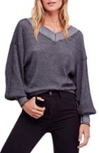 Women's Free People South Side Thermal Top - Black
