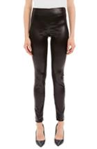 Women's Theory Faux Leather Leggings - Brown