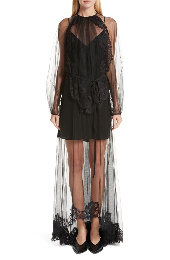 Women's Stella Mccartney Sophia Lace Overlay Maxi Dress