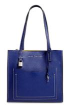 Marc Jacobs The Grind Medium Leather Tote - Blue