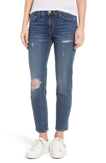 Women's Current/elliott The Stiletto Destroyed Skinny Jeans