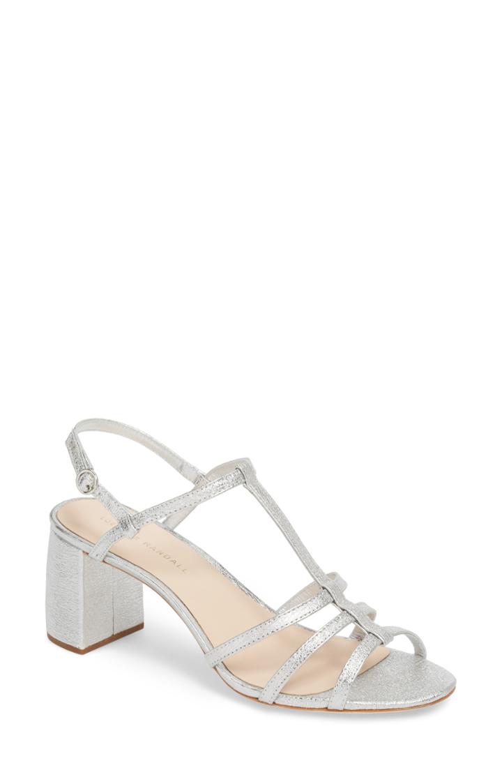 Women's Loeffler Randall Elena Sandal M - Metallic