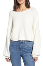 Women's Leith Crop Dolman Pullover, Size - Ivory