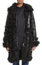 Women's Marques'almeida Foiled Genuine Shearling Coat