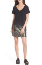 Women's Bp. Foil Detail T-shirt Dress