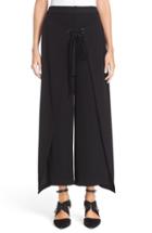Women's Yigal Azrouel 'giorgio' Wrap Front Wide Leg Pants