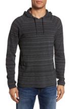 Men's John Varvatos Star Usa Striated Knit Hoodie - Black