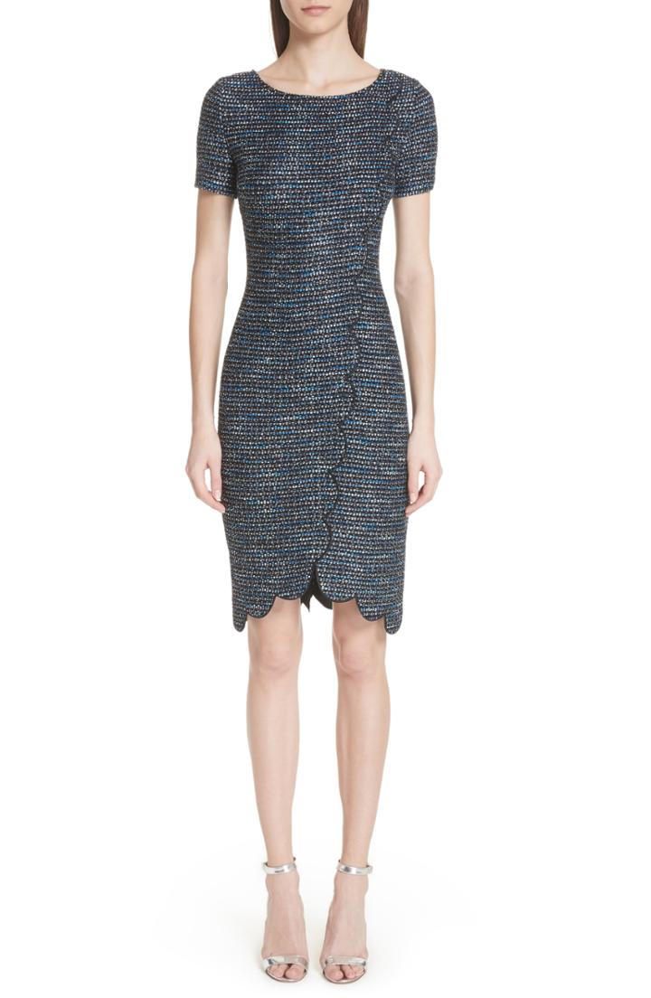 Women's St. John Collection Twinkle Texture Knit Dress