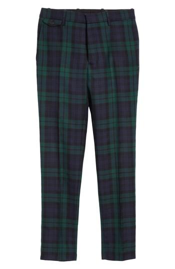 Men's Burberry Serpentine Check Wool Pants
