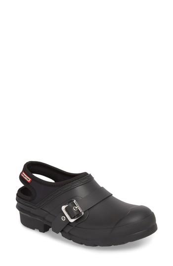 Women's Hunter Original Slingback Clog M - Black