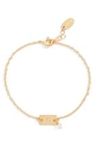 Women's Nashelle Shaka Initial 14k-gold Fill Bar Bracelet
