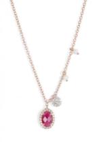 Women's Meira T Ruby & Diamond Pendant Necklace