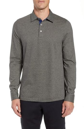Men's Bugatchi Knit Polo - Brown