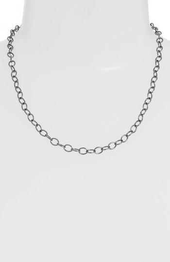 Women's Jane Basch Diamond Pave Lock Chain Necklace