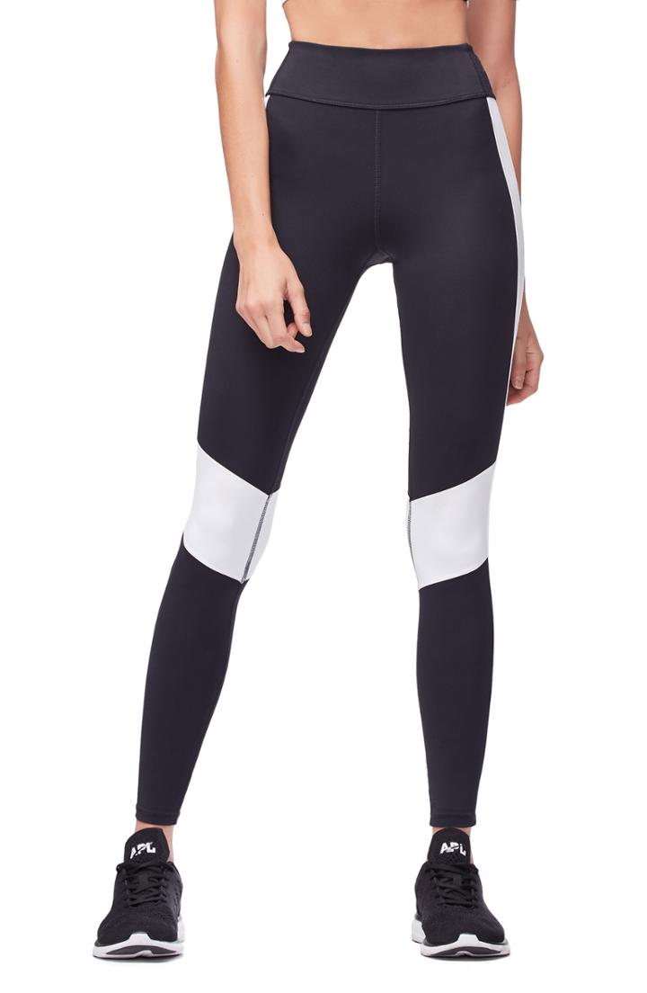 Women's Good American High Rise Colorblock Leggings