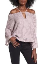 Women's Leith Off The Shoulder Applique Blouse - Purple