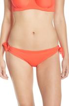 Women's Freya 'deco' Side Tie Bikini Bottoms - Burgundy