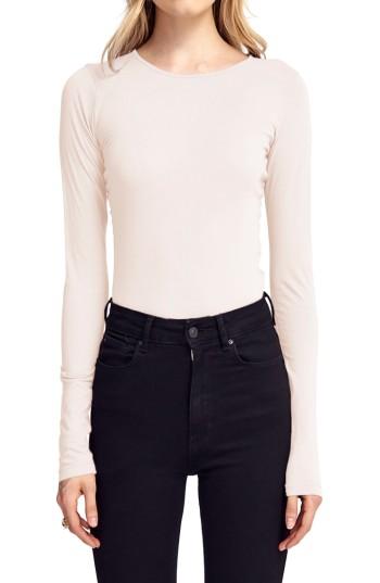 Women's Lamade Crewneck Long Sleeve Tee - Ivory
