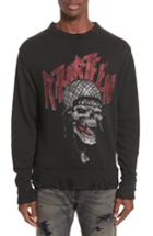Men's R13 Battle Punk Graphic Sweatshirt - Black