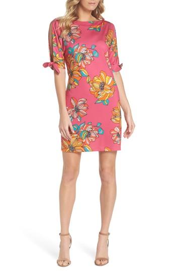 Women's Trina Trina Turk Vinet Floral Jersey Dress - Pink