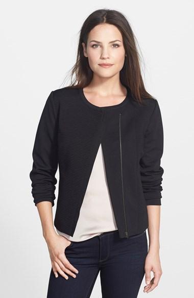 Women's Halogen Knit Moto Jacket