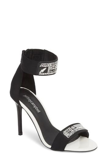 Women's Jeffrey Campbell Carbon Cuffed Sandal M - Black