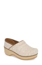 Women's Dansko Jute Professional Clog .5-6us / 36eu M - Beige