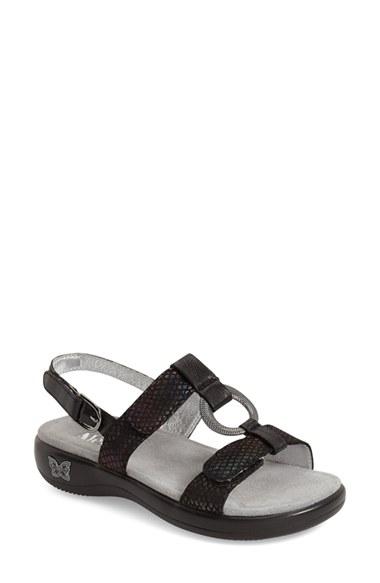 Women's Alegria 'julie' Slingback Sandal -5.5us / 35eu - Black