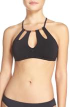 Women's Robin Piccone Ava Bikini Top - Black