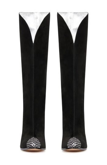 Women's Givenchy Kangaroo Leather & Genuine Python Boot Us / 38eu - Black