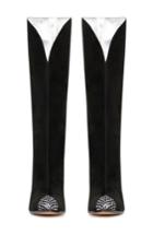 Women's Givenchy Kangaroo Leather & Genuine Python Boot Us / 38eu - Black